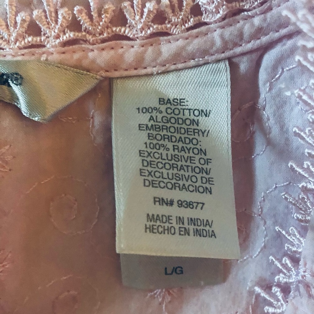 Adonna Pink Sleeveless Nightgown - Picture 4 of 6